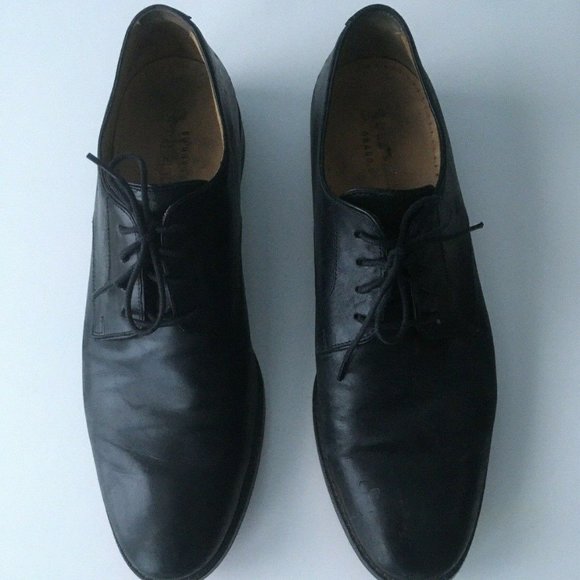 Cole Haan Grand OS Men's Black Leather Oxfords - Picture 1 of 6